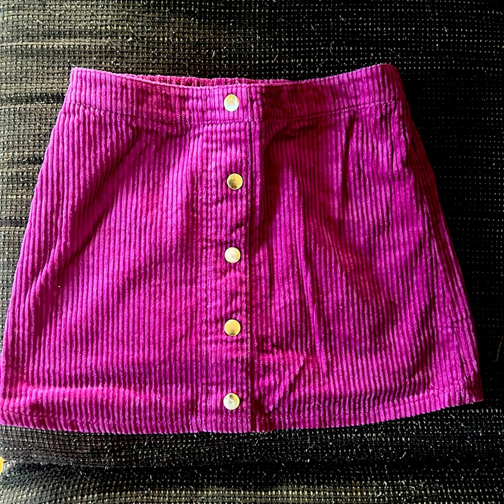 Girls purple Corduroy skirt size 10/12